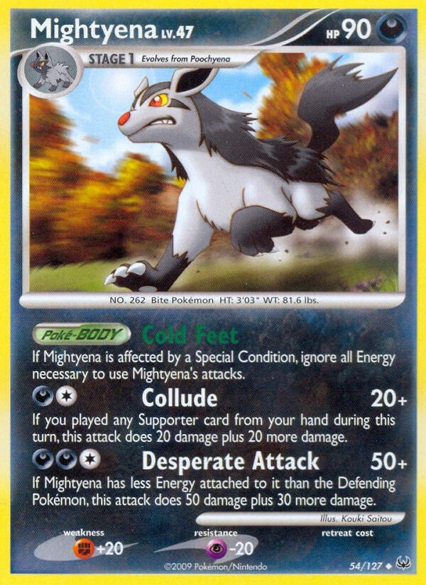 Image for Mightyena (Platinum) (54/127) - Pokemon