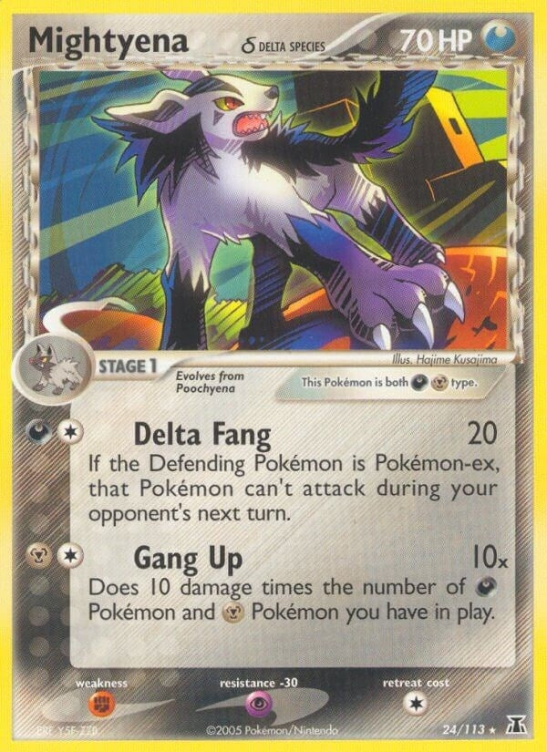Image for Mightyena (Delta Species) (Delta Species) (24/113) - Pokemon