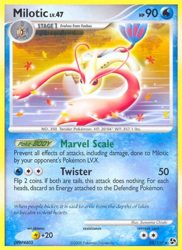 Image for Milotic (Great Encounters) (25/106) - Pokemon