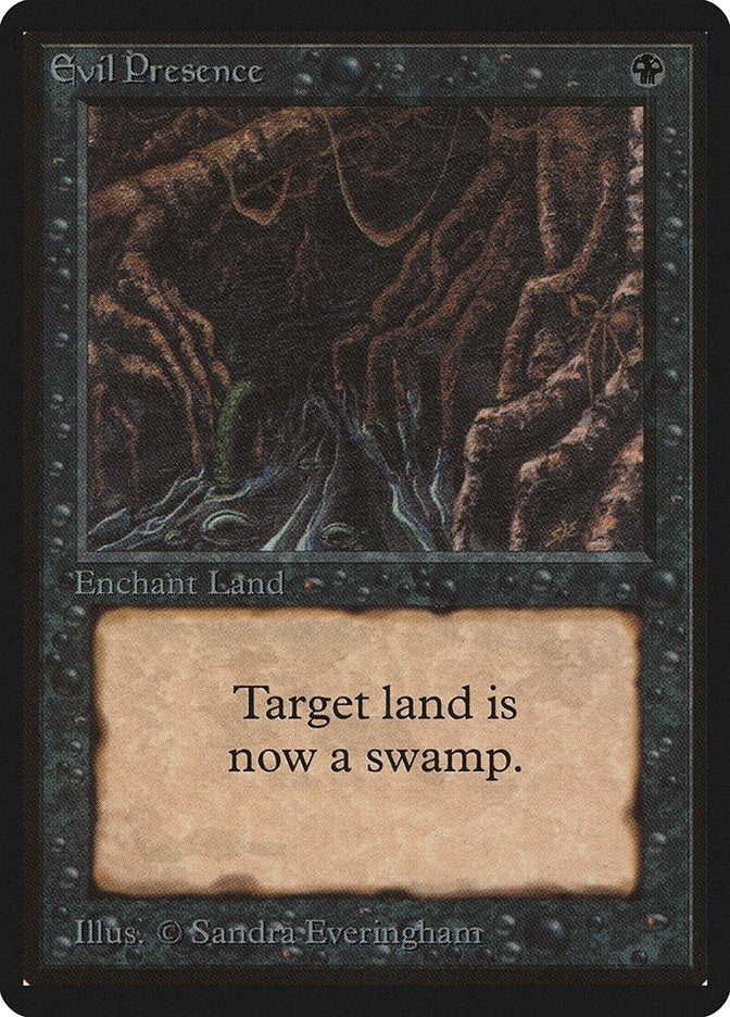 Image for Evil Presence (Beta Edition) - Magic: The Gathering