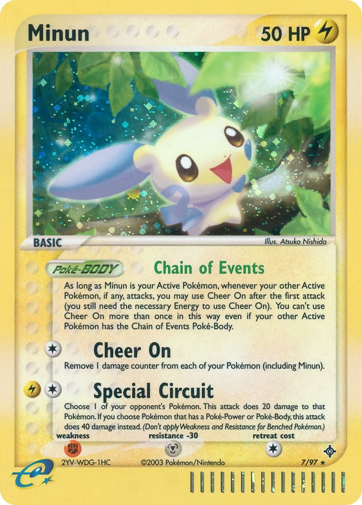 Image for Minun (Dragon) (7/97) - Pokemon