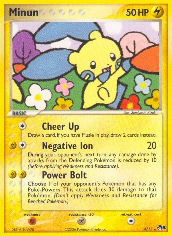 Image for Minun (POP Series 3) (004/017) - Pokemon