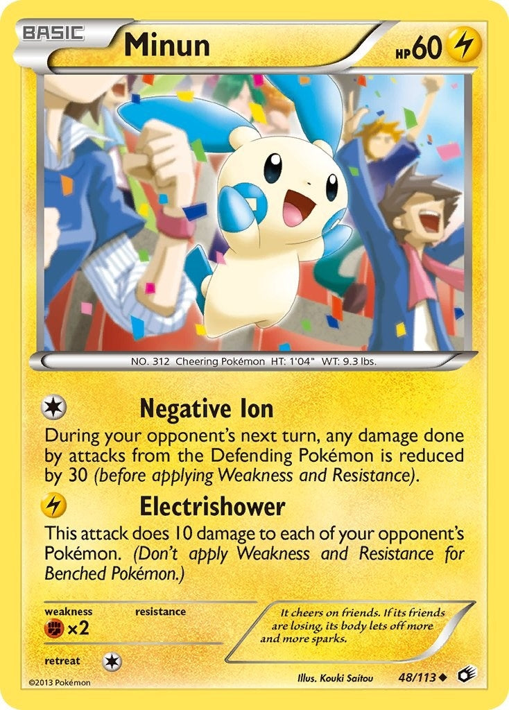 Image for Minun (Legendary Treasures) (48/113) - Pokemon