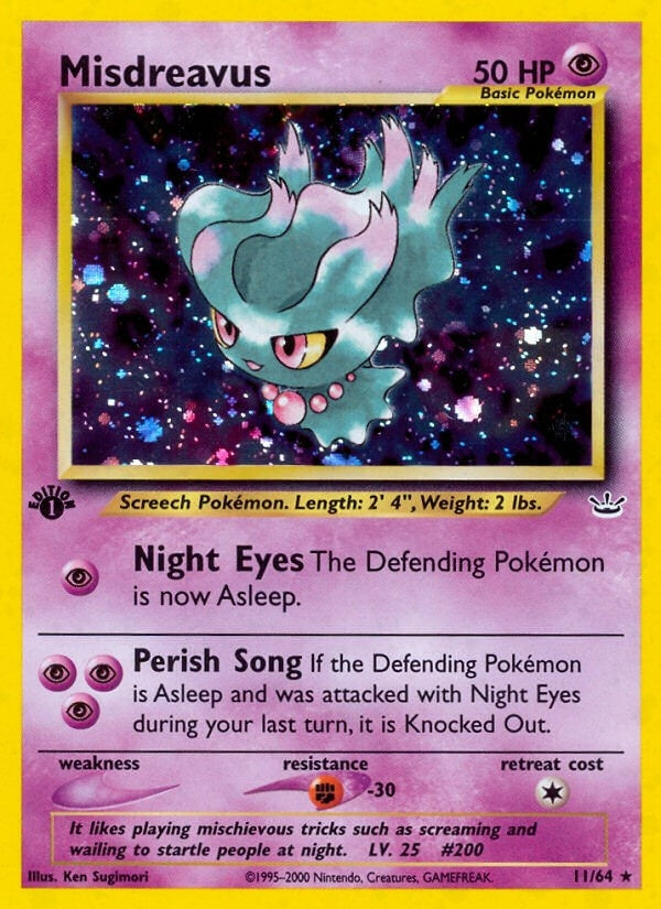 Image for Misdreavus (Neo Revelation) (11/64) - Pokemon