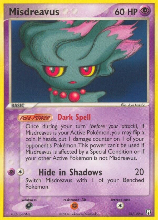 Image for Misdreavus (Team Rocket Returns) (25/109) - Pokemon