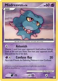 Image for Misdreavus (Diamond and Pearl) (91/130) - Pokemon