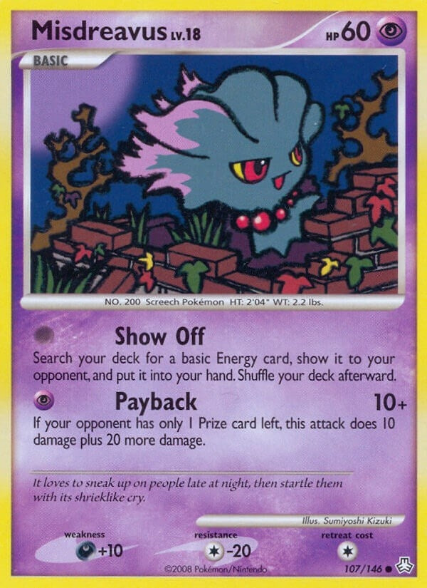 Image for Misdreavus (Legends Awakened) (107/146) - Pokemon