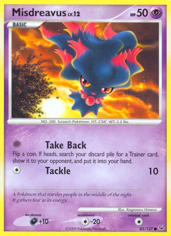 Image for Misdreavus (Platinum) (83/127) - Pokemon