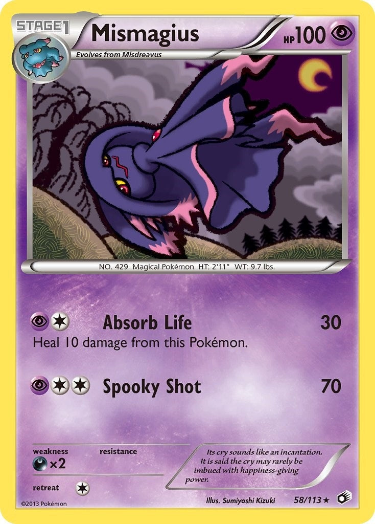 Image for Mismagius (Legendary Treasures) (58/113) - Pokemon