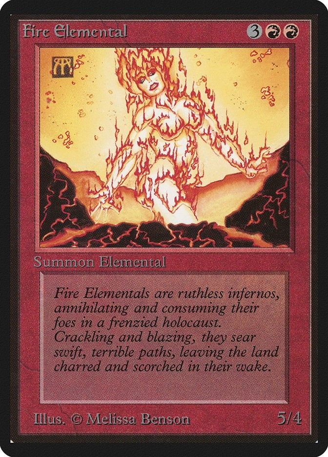 Image for Fire Elemental (Beta Edition) - Magic: The Gathering