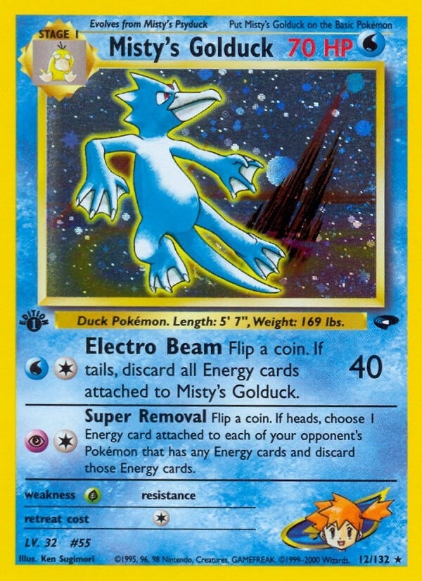 Image for Misty's Golduck (Gym Challenge) (012/132) - Pokemon