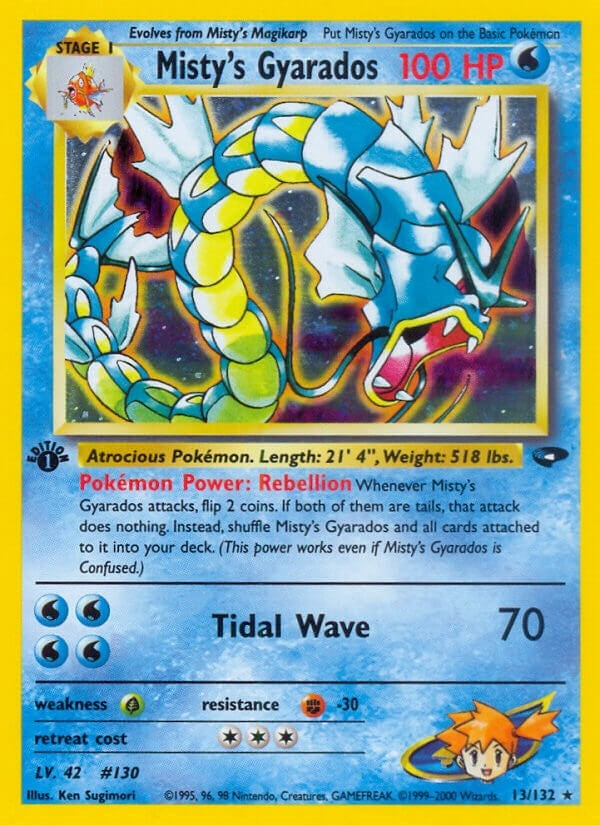 Image for Misty's Gyarados (Gym Challenge) (013/132) - Pokemon