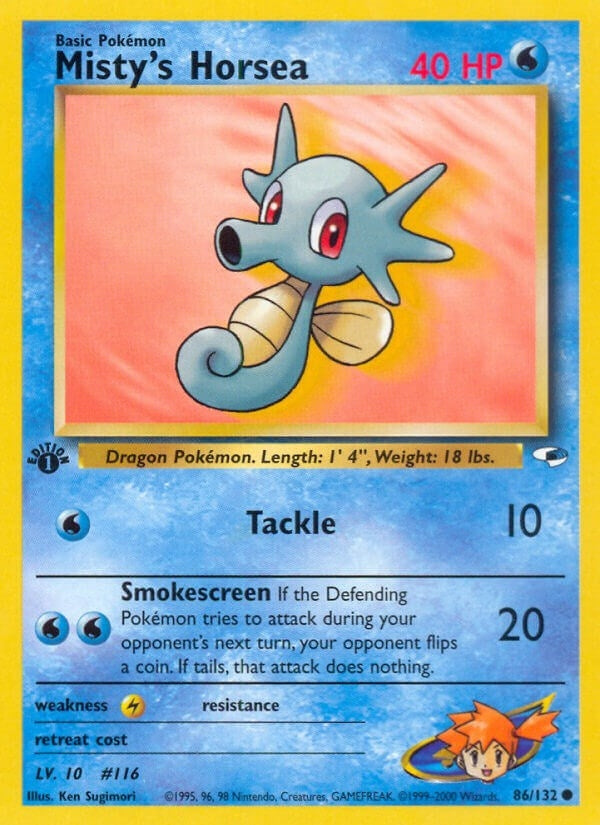 Image for Misty's Horsea (Gym Heroes) (086/132) - Pokemon