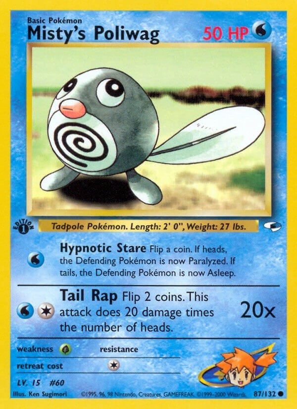 Image for Misty's Poliwag (Gym Heroes) (087/132) - Pokemon