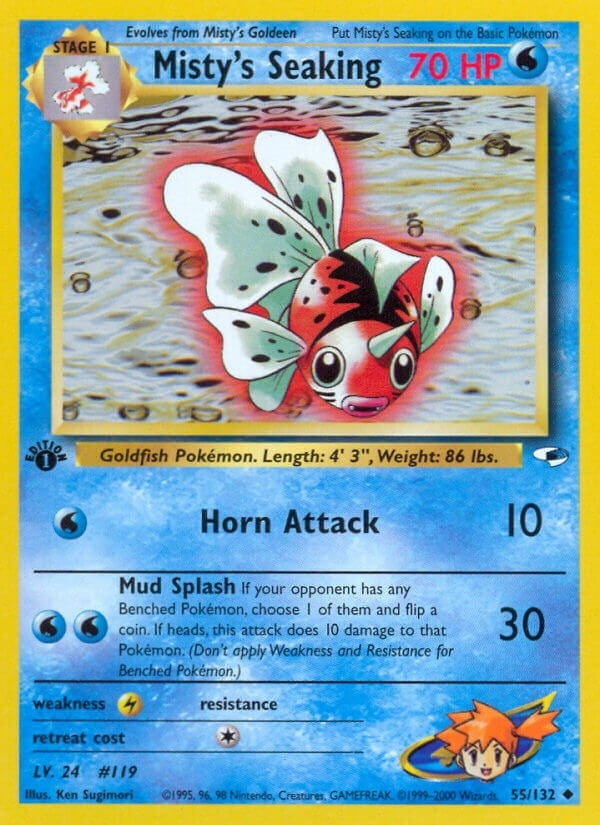 Image for Misty's Seaking (Gym Heroes) (055/132) - Pokemon