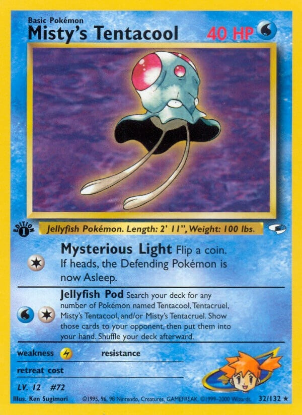 Image for Misty's Tentacool (32) (Gym Heroes) (032/132) - Pokemon