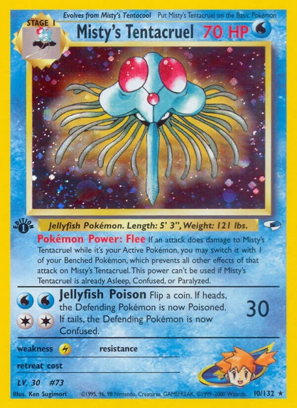 Image for Misty's Tentacruel (Gym Heroes) (010/132) - Pokemon