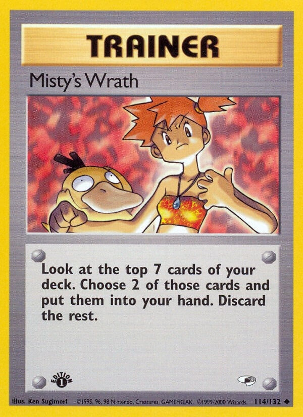 Image for Misty's Wrath (Gym Heroes) (114/132) - Pokemon