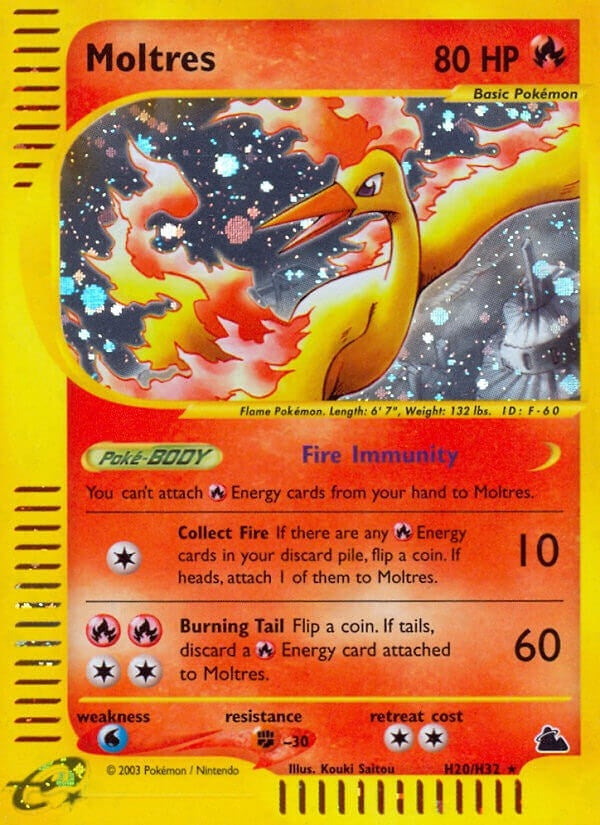 Image for Moltres (H20) (Skyridge) (H20/H32) - Pokemon