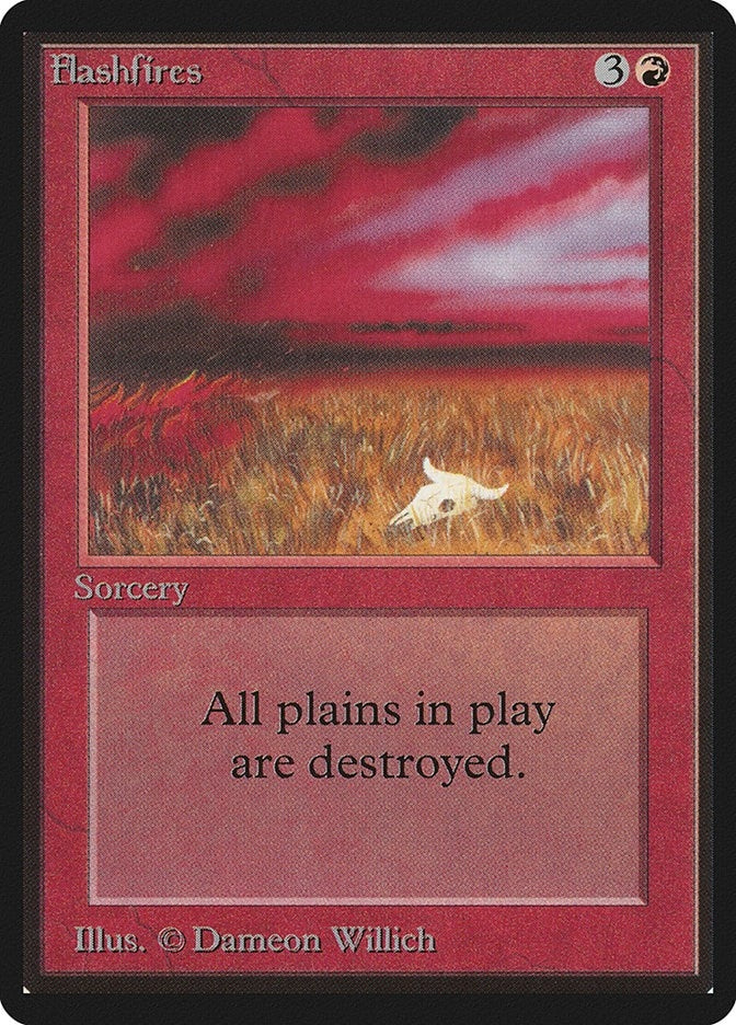 Image for Flashfires (Beta Edition) - Magic: The Gathering