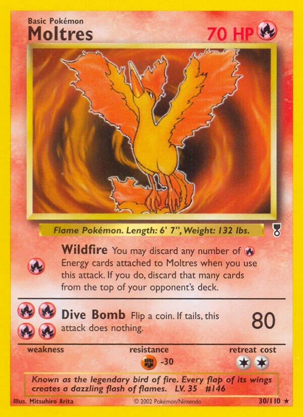 Image for Moltres (Legendary Collection) (030/110) - Pokemon