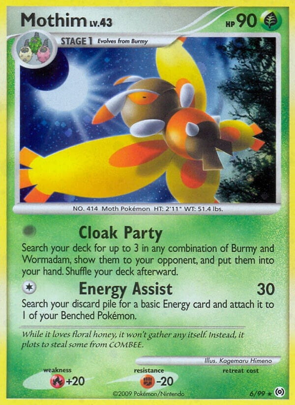 Image for Mothim (Arceus) (6/99) - Pokemon
