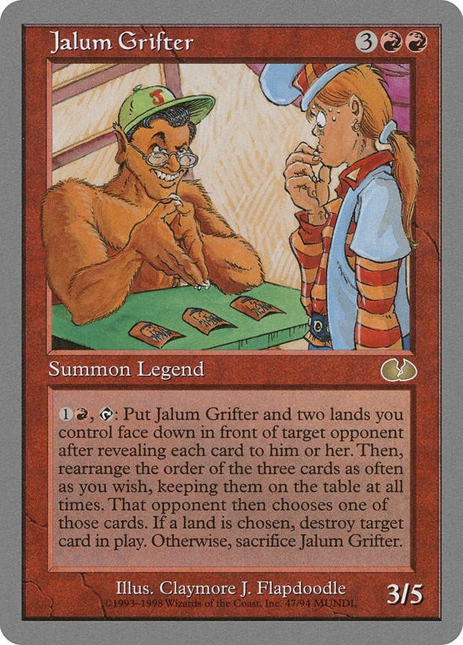 Image for Jalum Grifter (Unglued) (47) - Magic: The Gathering
