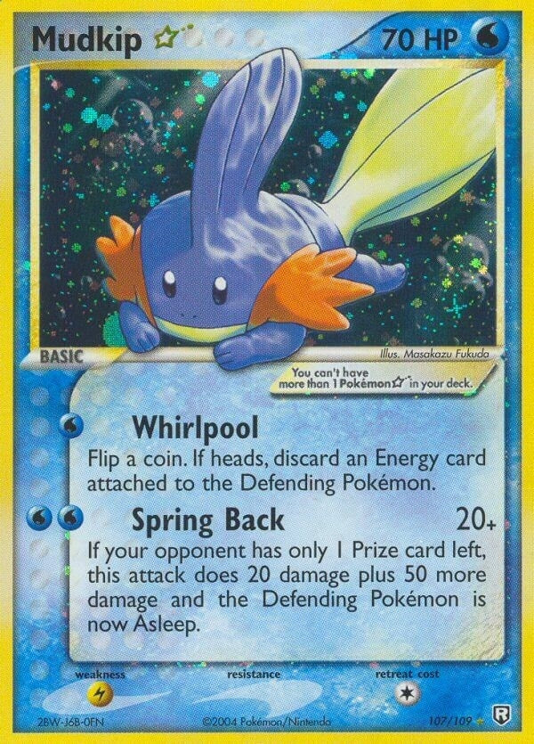 Image for Mudkip Star (Team Rocket Returns) (107/109) - Pokemon
