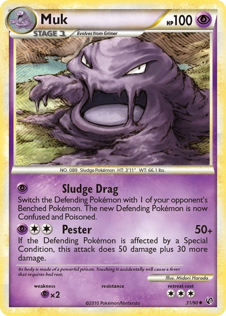 Image for Muk (Undaunted) (31/90) - Pokemon