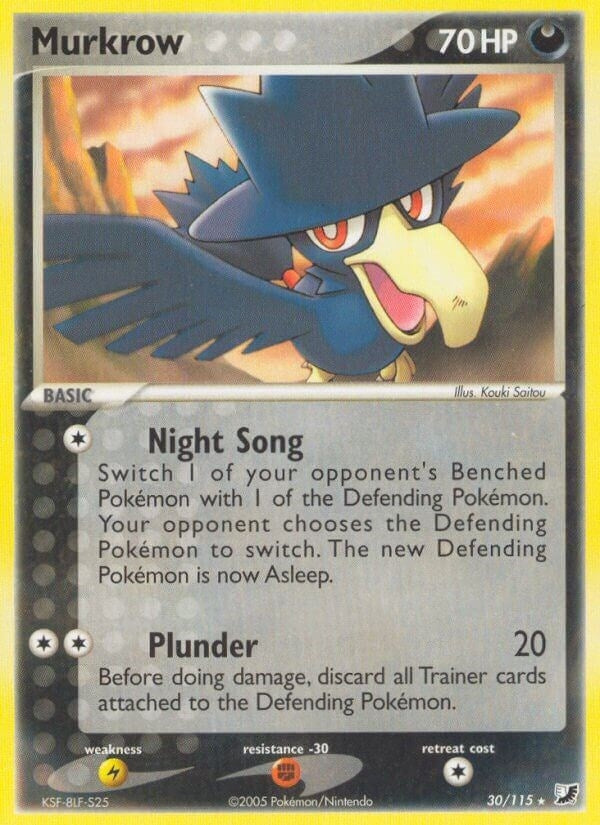 Image for Murkrow (Unseen Forces) (30/115) - Pokemon