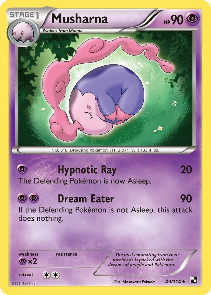 Image for Musharna (Black and White) (49/114) - Pokemon
