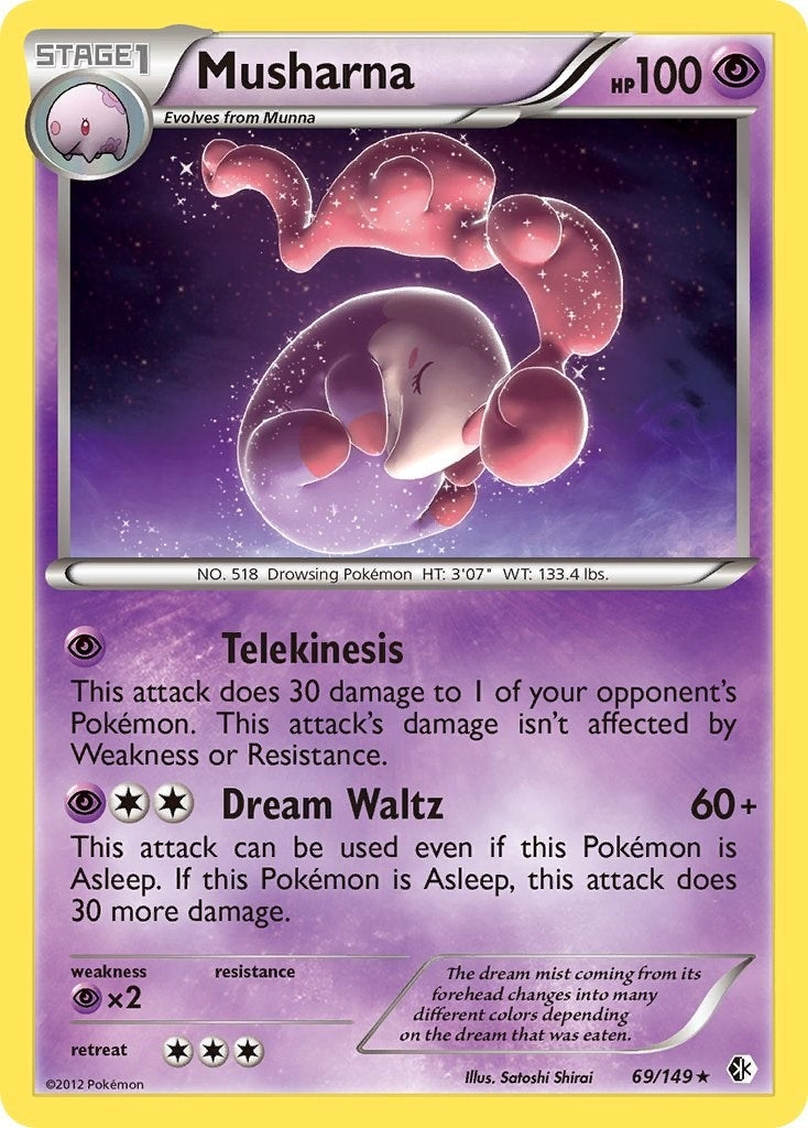 Image for Musharna (Boundaries Crossed) (69/149) - Pokemon