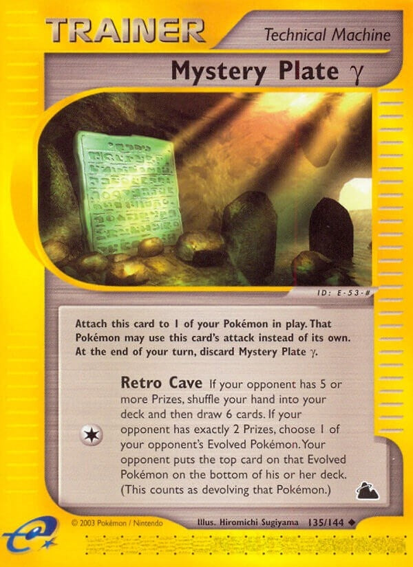 Image for Mystery Plate Gamma (Skyridge) (135/144) - Pokemon