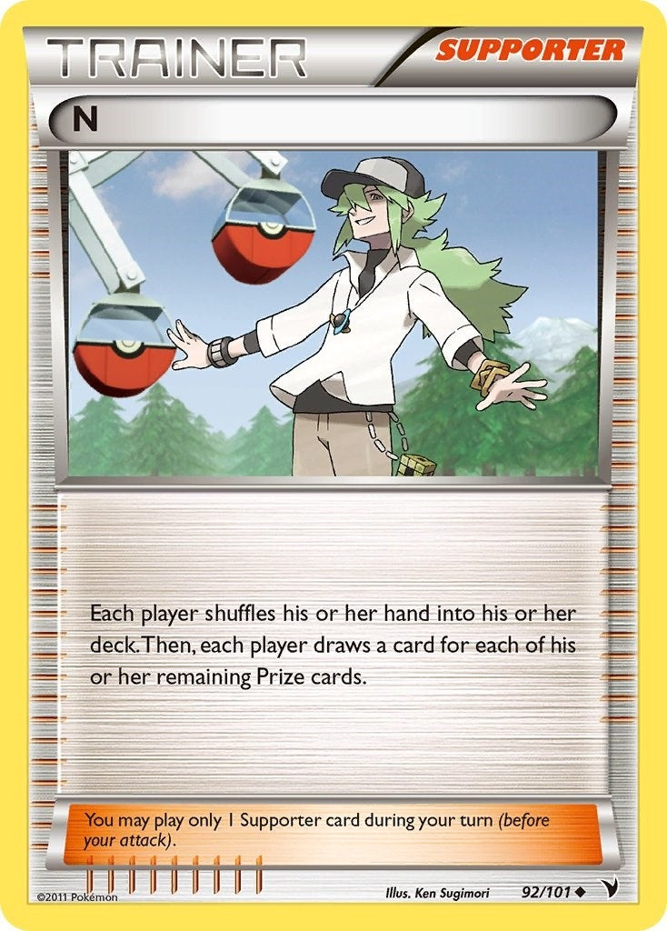 Image for N (Supporter) (Noble Victories) (92/101) - Pokemon