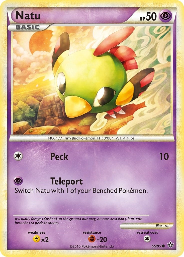 Image for Natu (Unleashed) (55/95) - Pokemon