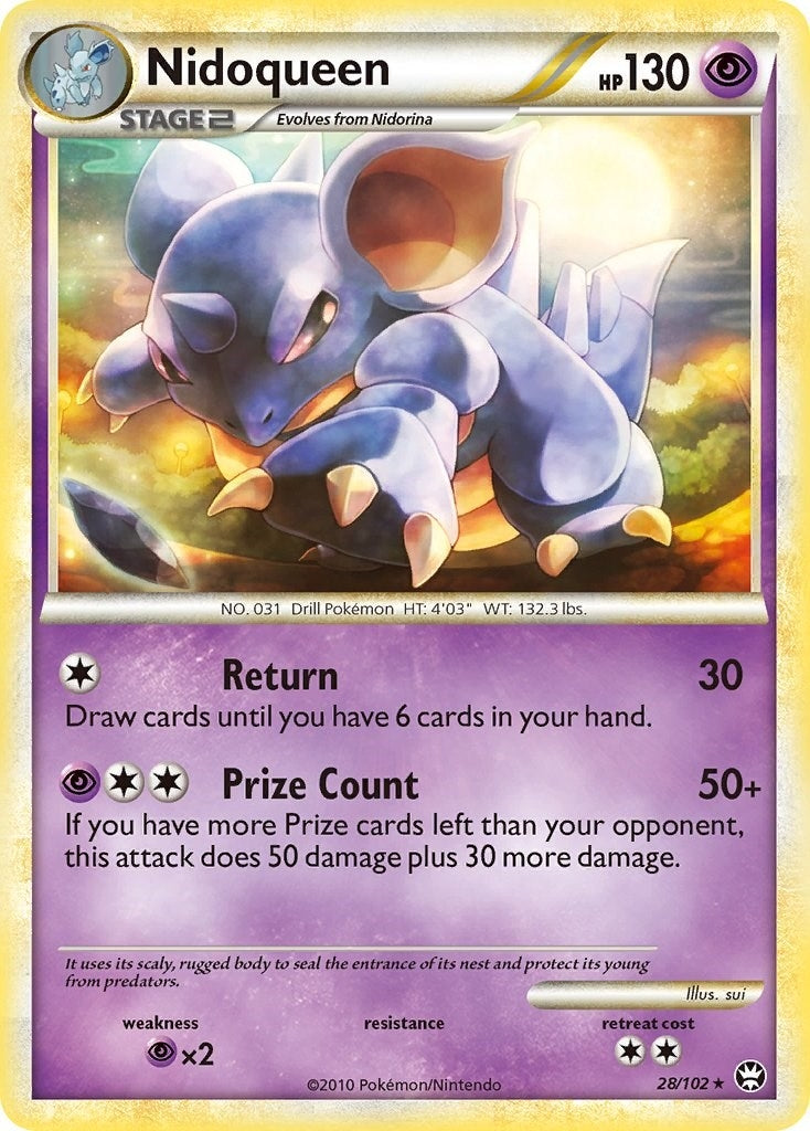 Image for Nidoqueen (Triumphant) (28/102) - Pokemon