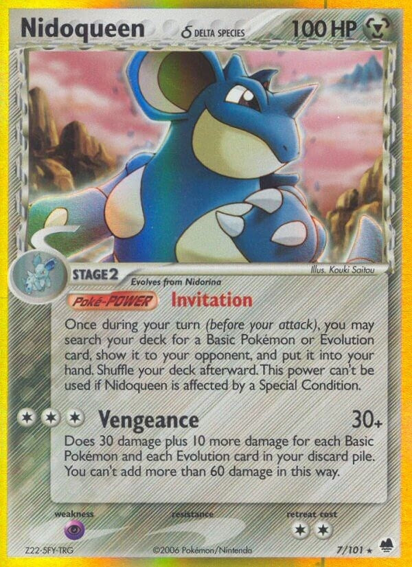 Image for Nidoqueen (Delta Species) (Dragon Frontiers) (7/101) - Pokemon