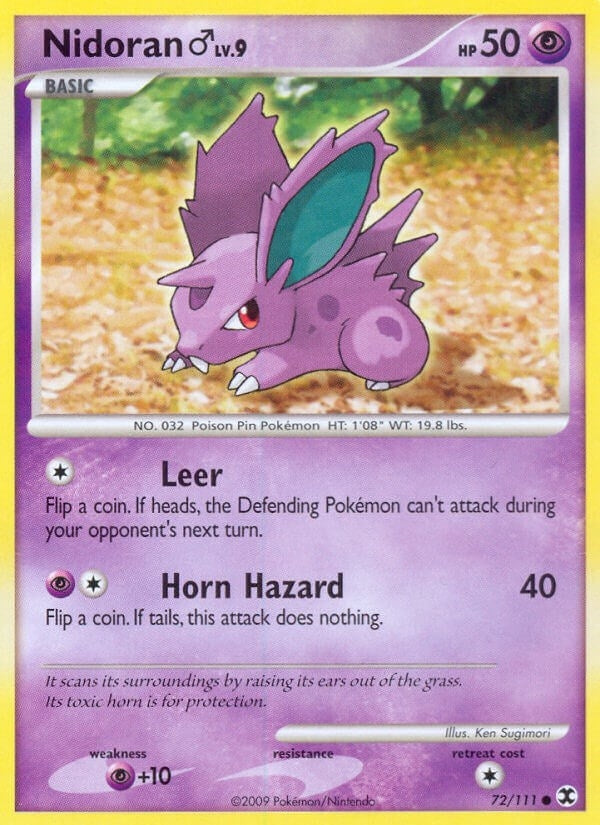 Image for Nidoran M (Rising Rivals) (72/111) - Pokemon