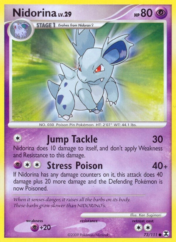 Image for Nidorina (Rising Rivals) (73/111) - Pokemon