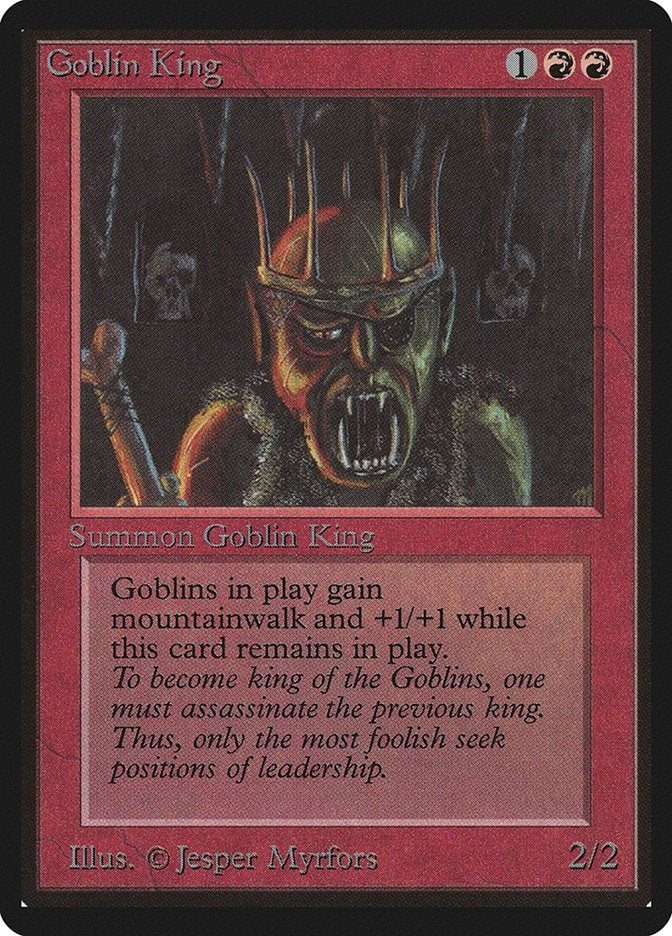 Image for Goblin King (Beta Edition) - Magic: The Gathering