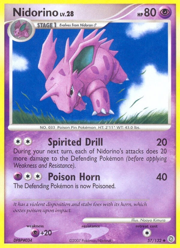 Image for Nidorino (Secret Wonders) (57/132) - Pokemon