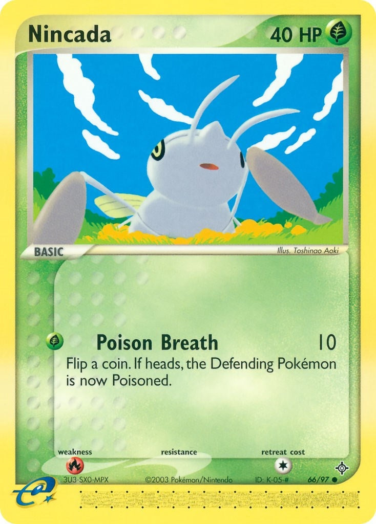 Image for Nincada (Dragon) (66/97) - Pokemon