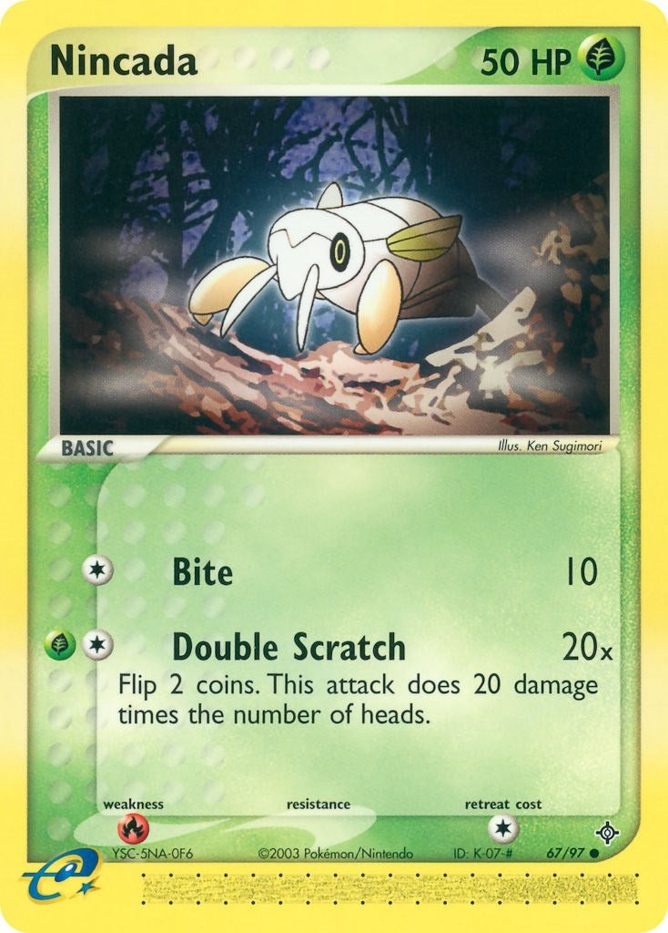 Image for Nincada (Dragon) (67/97) - Pokemon