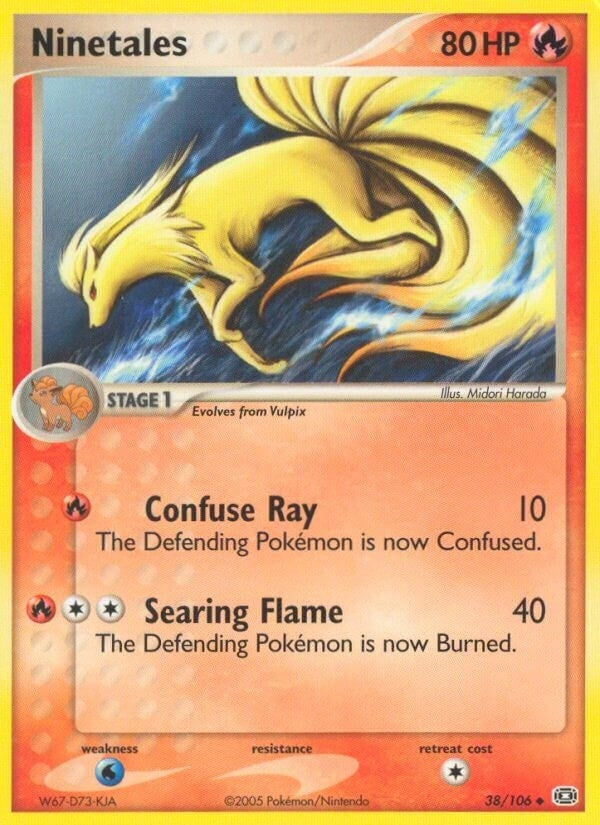 Image for Ninetales (Emerald) (38/106) - Pokemon