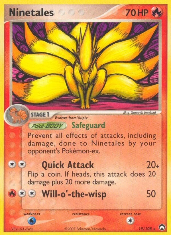 Image for Ninetales (Power Keepers) (19/108) - Pokemon