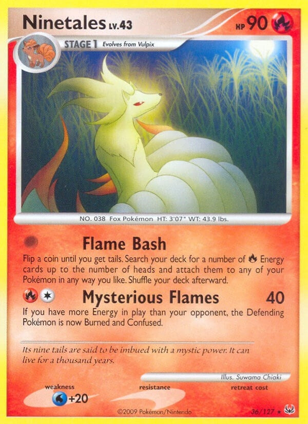 Image for Ninetales (Platinum) (36/127) - Pokemon