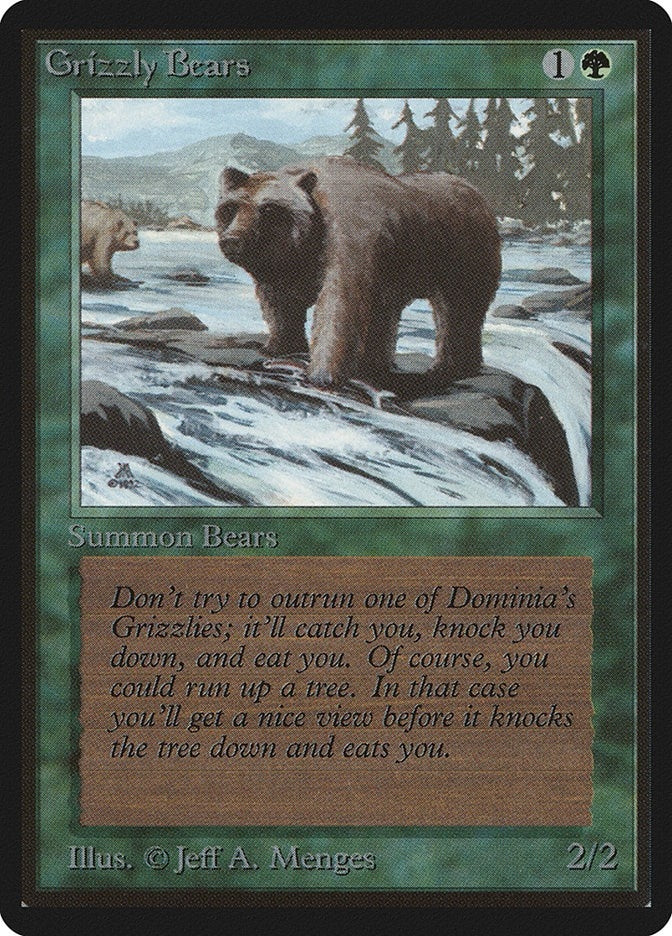 Image for Grizzly Bears (Beta Edition) - Magic: The Gathering