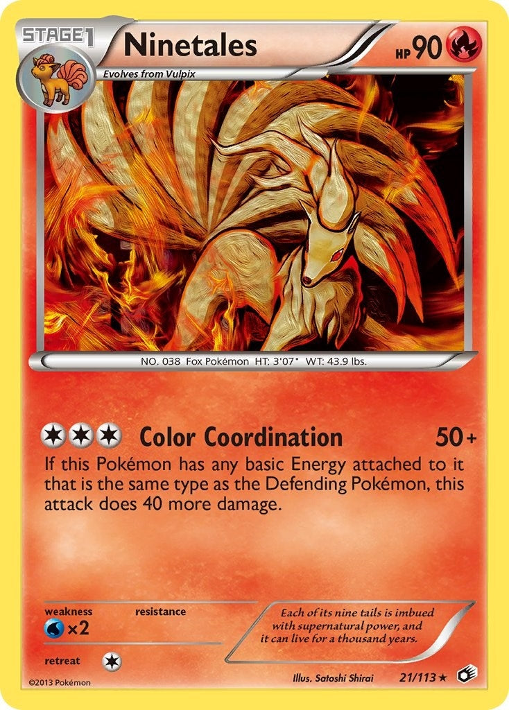 Image for Ninetales (Legendary Treasures) (21/113) - Pokemon