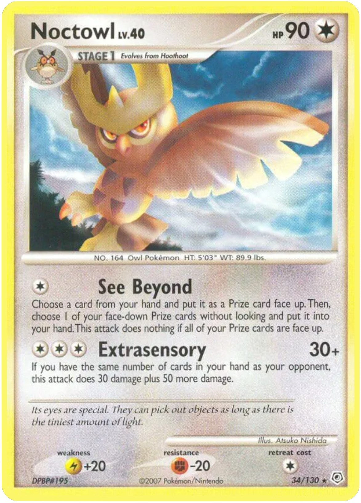 Image for Noctowl (Diamond and Pearl) (34/130) - Pokemon