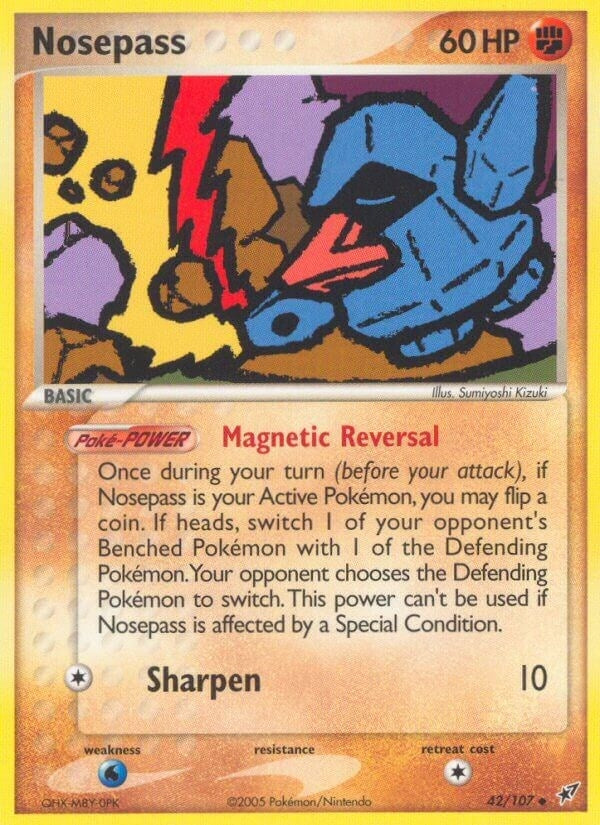 Image for Nosepass (Deoxys) (42/107) - Pokemon